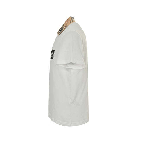 Burberry Badge Check-Collar Polo Shirt - side view