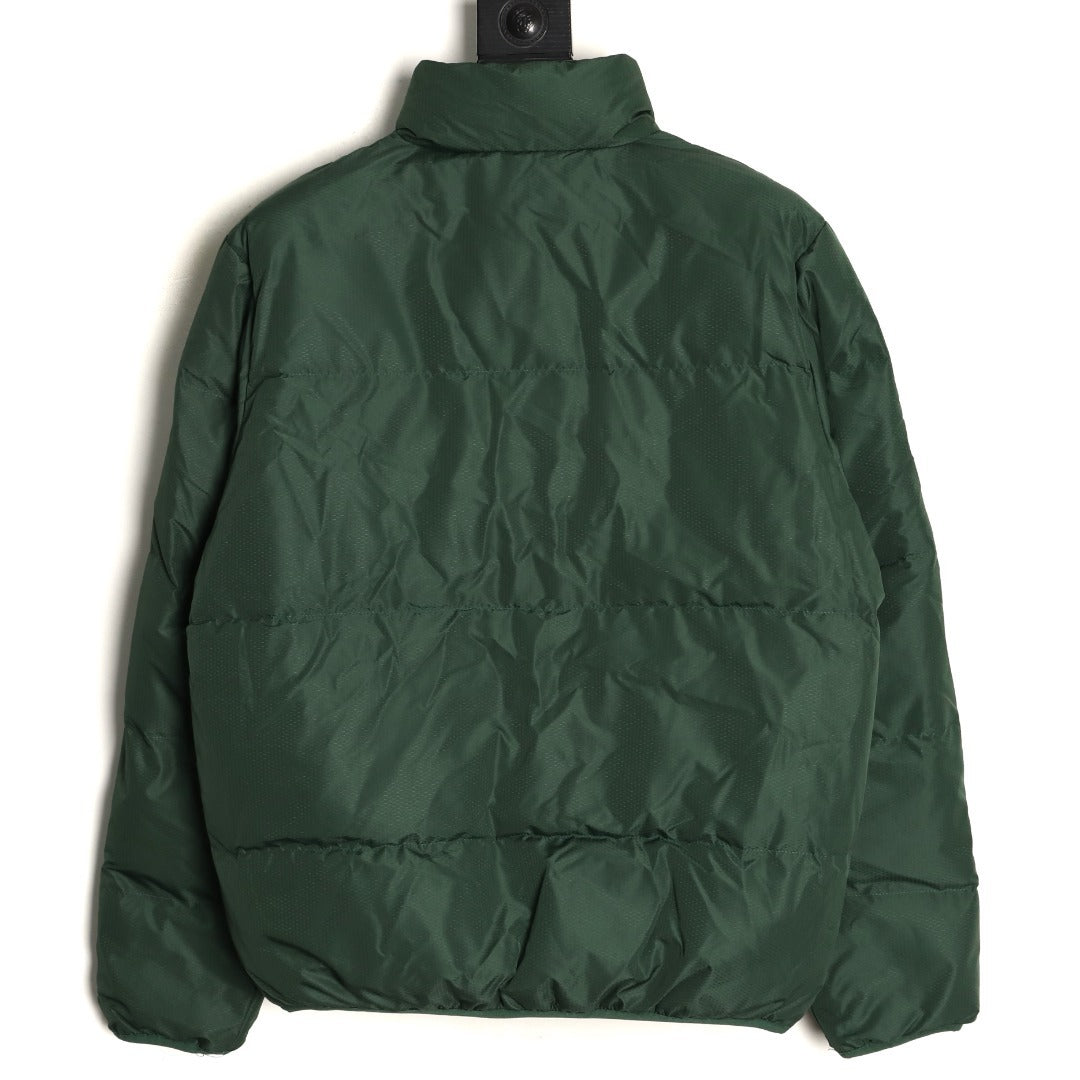 Nike Harrington Cropped Puffer Jacket – Green - back view
