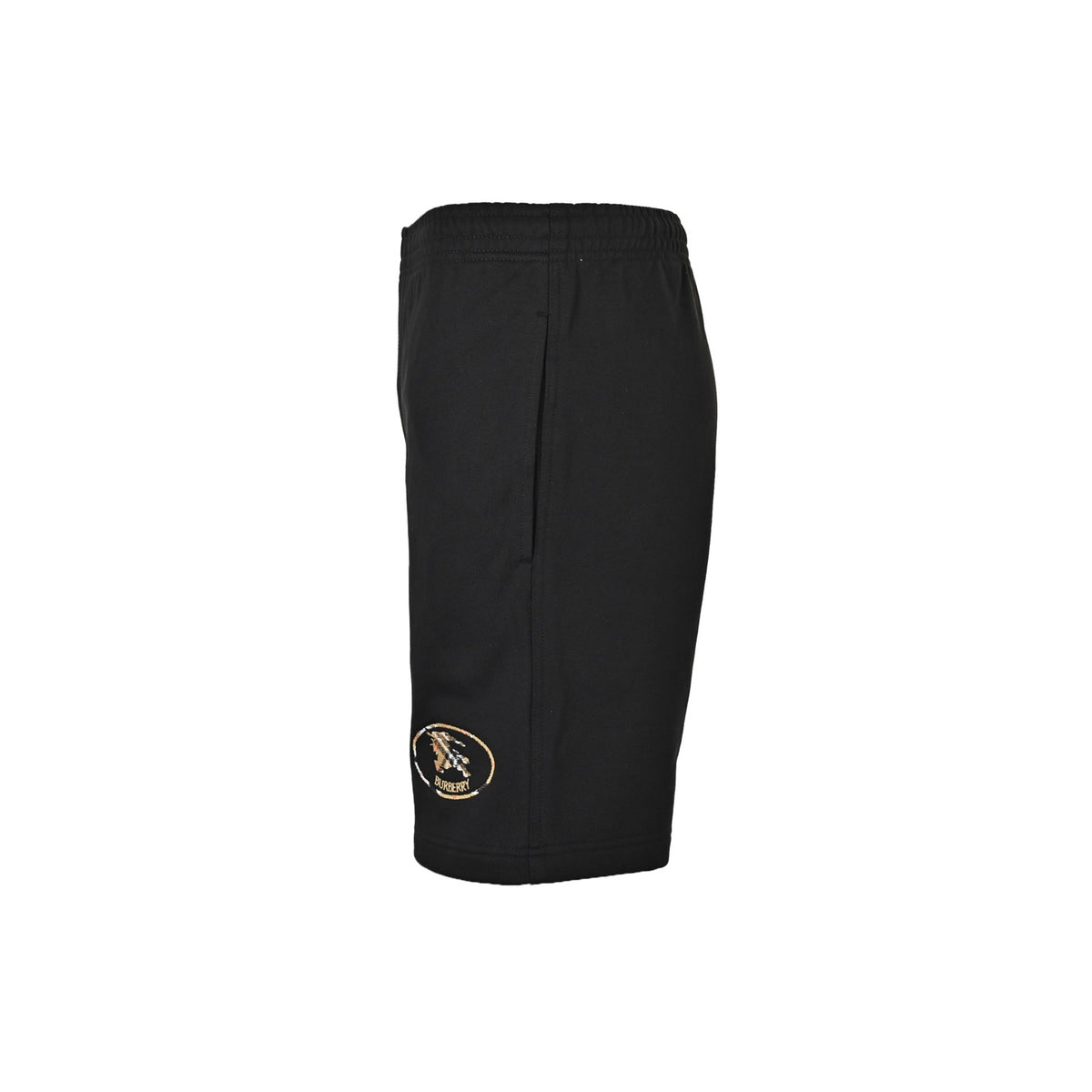Burberry Check Circle Equestrian Embroidered Shorts - side view