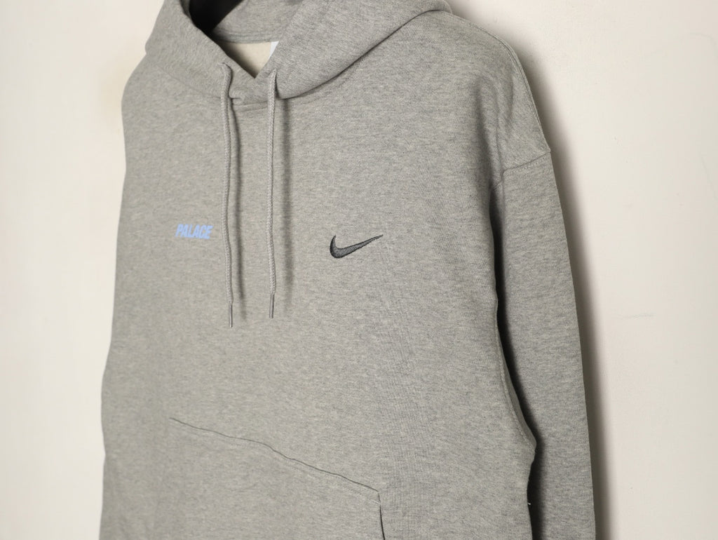 Nike x Palace Logo Graphic Hoodie – Heather Gray - back view