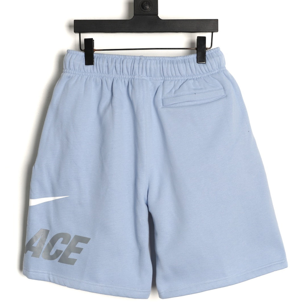 Nike x Palace SS26 Drop 10 Sweat Shorts – Light Blue - back view
