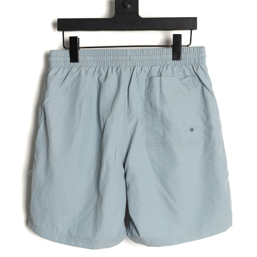 Nike Japan Double-Swoosh Woven Beach Shorts – Light Blue - back view