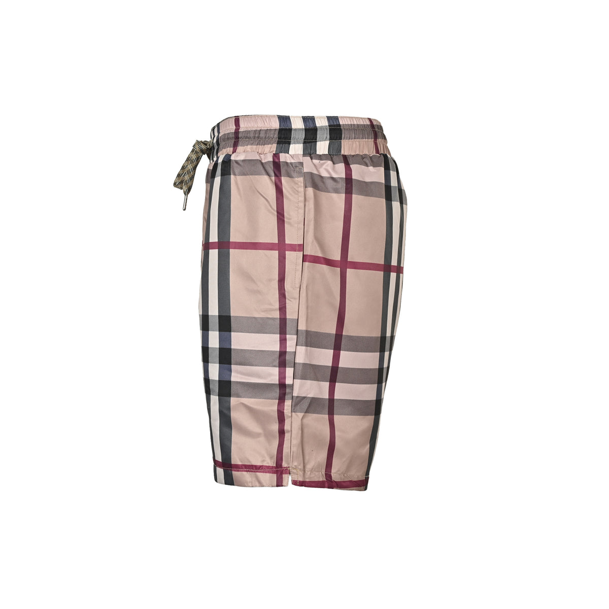 Burberry Check Drawstring Shorts - side view