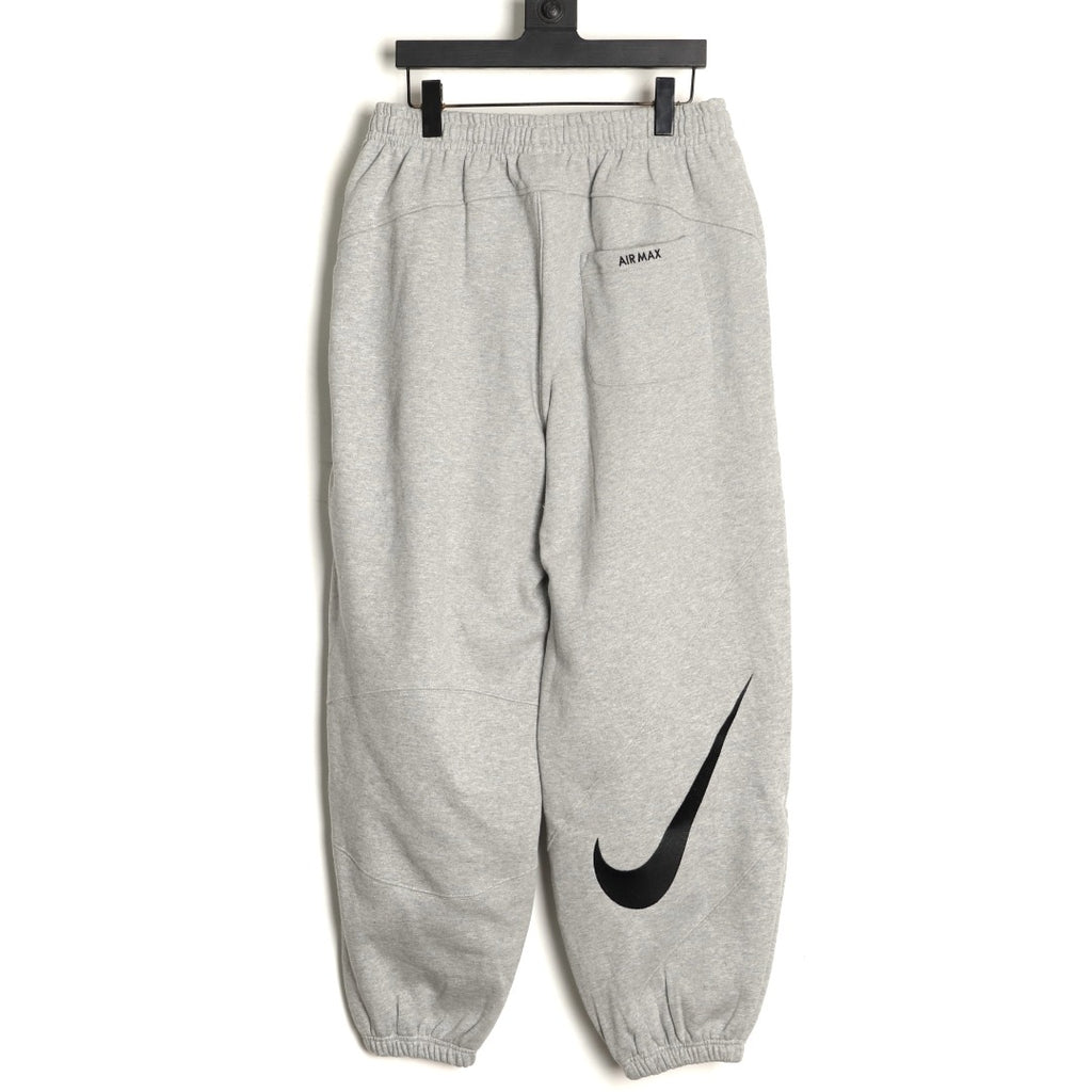 Nike x Supreme 25FW Fleece Pants – Heather Gray - back view