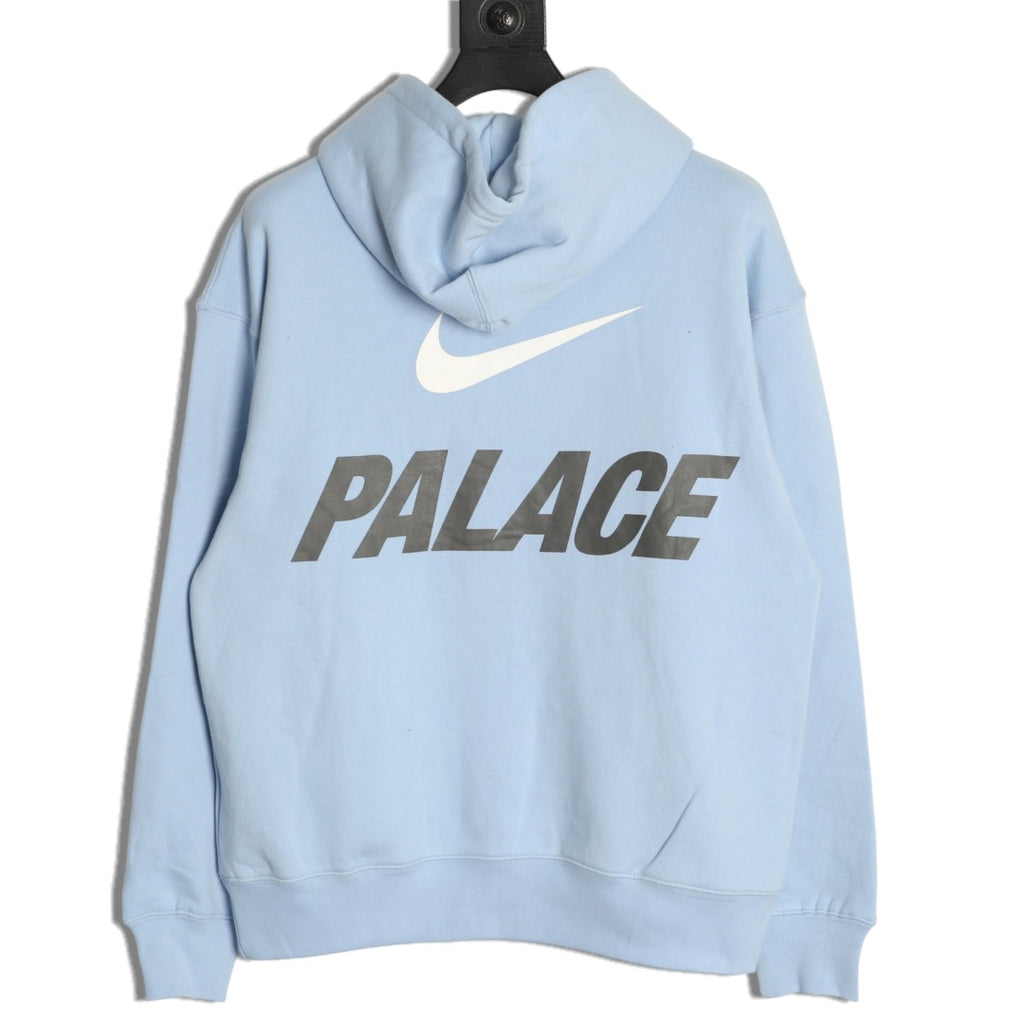 Nike x Palace Logo Graphic Hoodie – Light Blue - back view