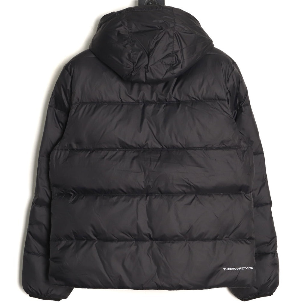Nike Windrunner 2025 Lightweight Hooded Puffer Jacket – Black - back view