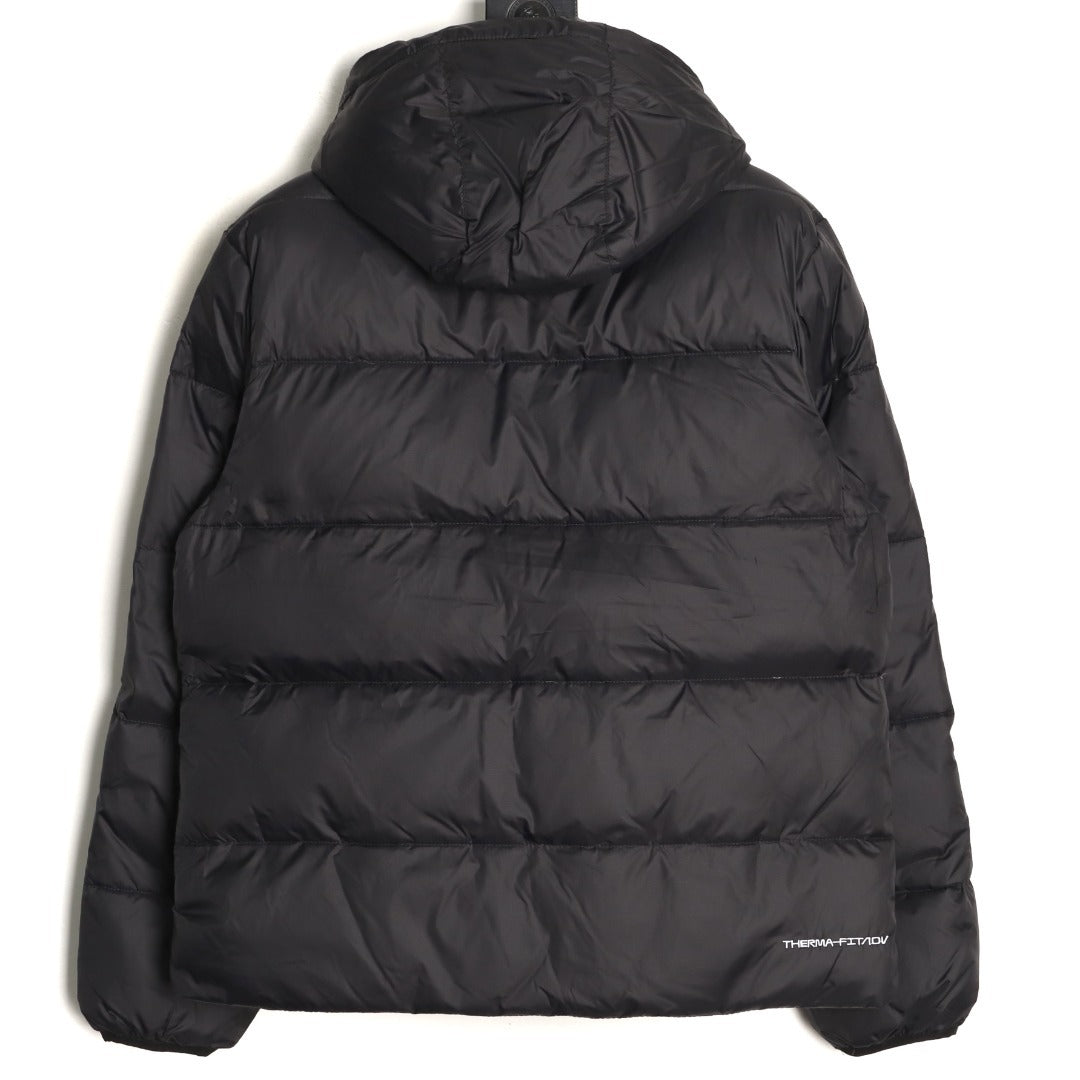 Nike Windrunner 2025 Lightweight Hooded Puffer Jacket – Black - back view