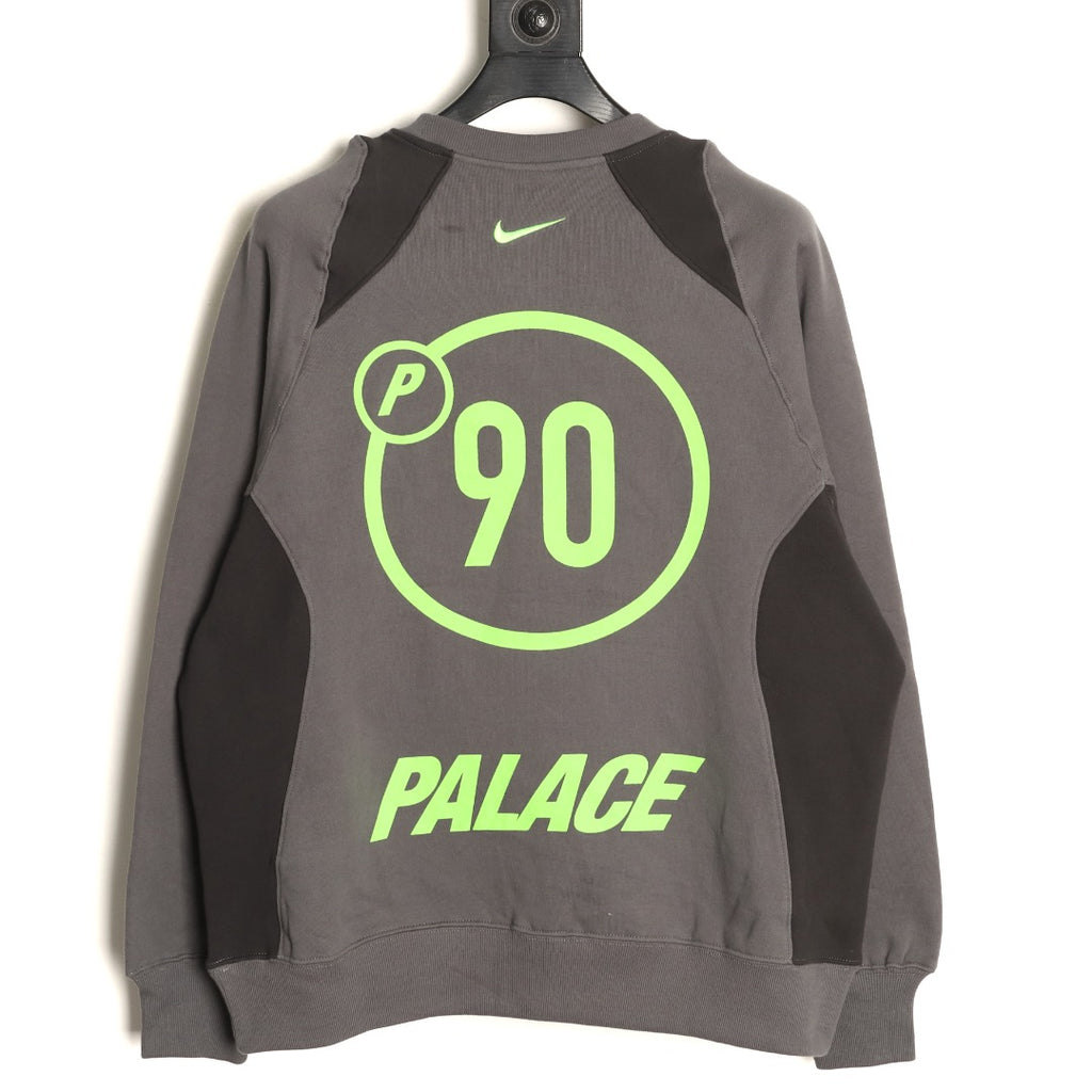 Nike x Palace P90 Graphic Sweatshirt – Charcoal and Gray - back view