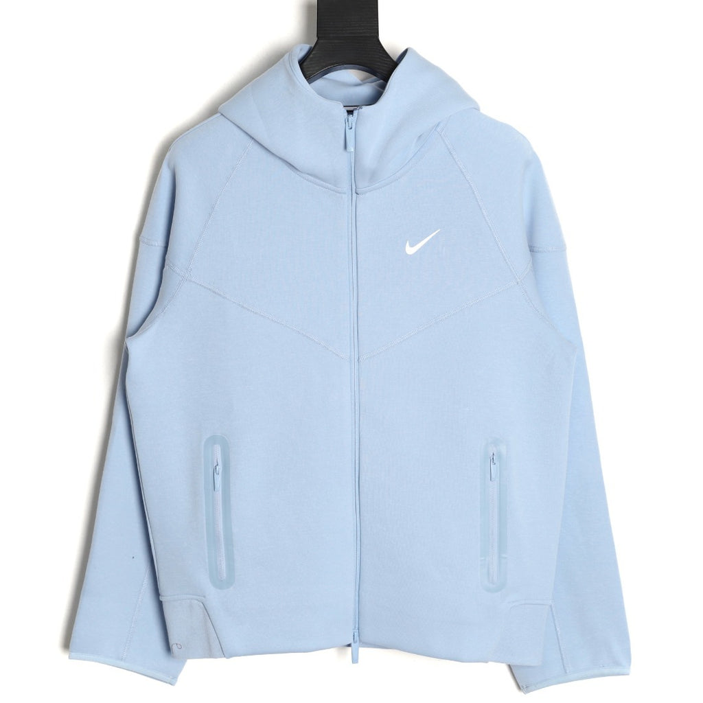 Nike x NOCTA Tech Fleece Zip Hooded Jacket – Light Blue - back view