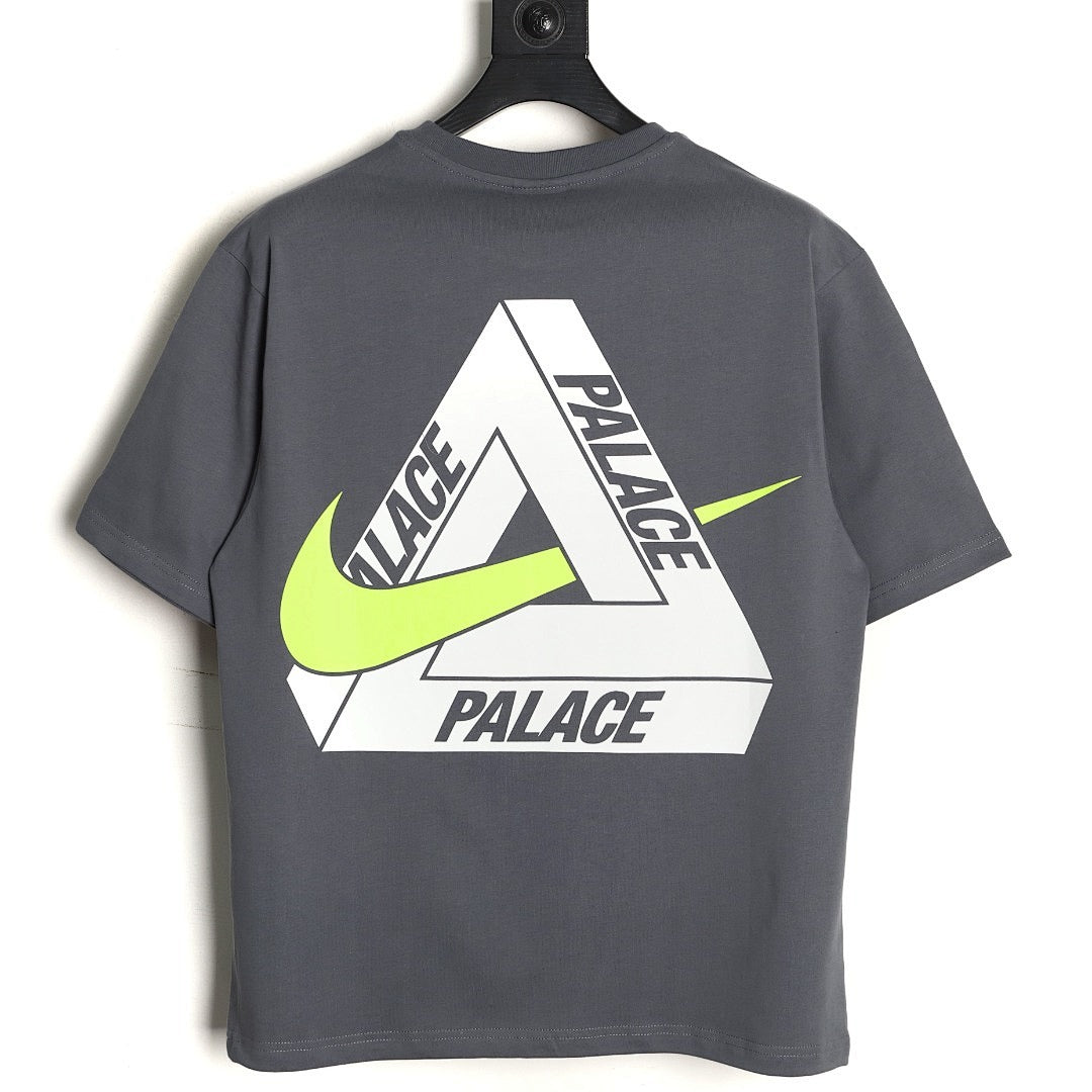 Nike x Palace Logo Graphic T-Shirt – Charcoal and Neon - back view