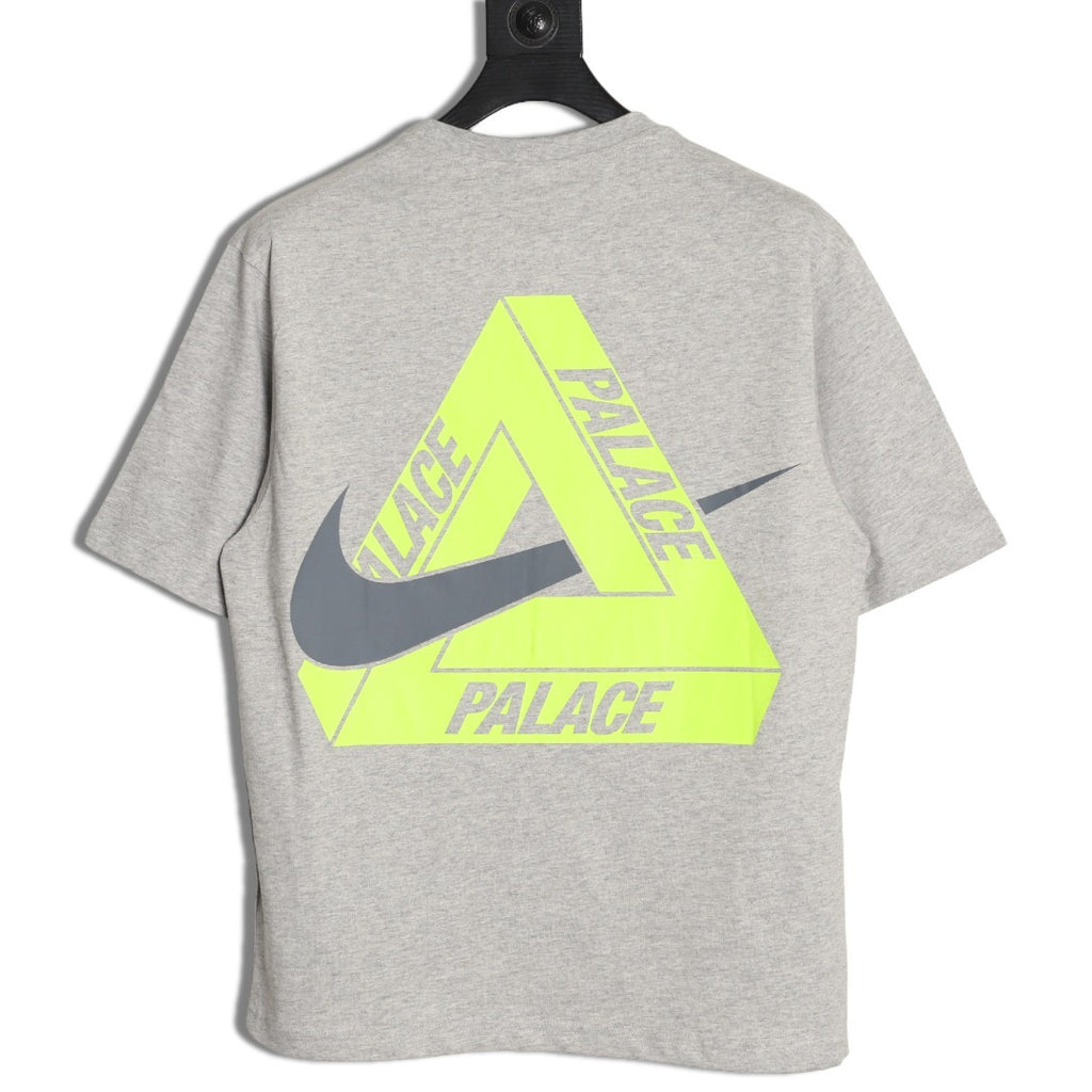 Nike x Palace Logo Graphic T-Shirt – Gray and Neon - back view