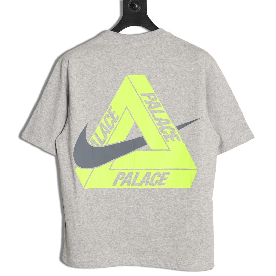 Nike x Palace Logo Graphic T-Shirt – Gray and Neon - back view