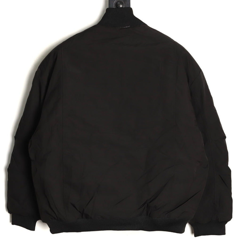 Nike Small-Logo Puffer Jacket – Black - back view