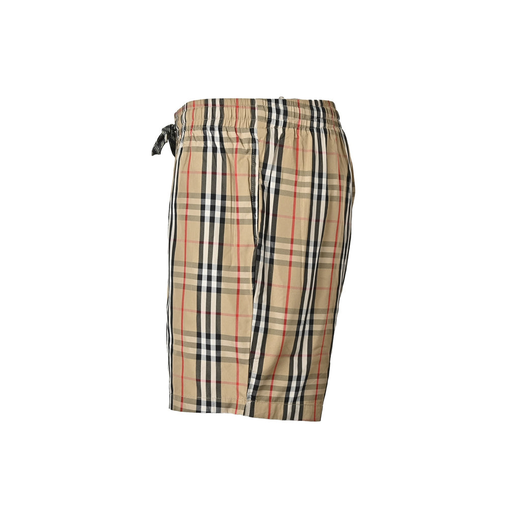 Burberry Check Beach Shorts - side view