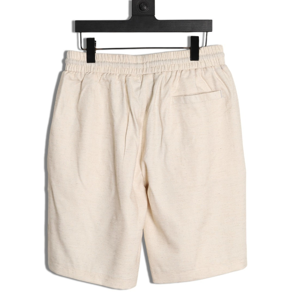 Ralph Lauren Pony Logo Casual Shorts – Cream - back view