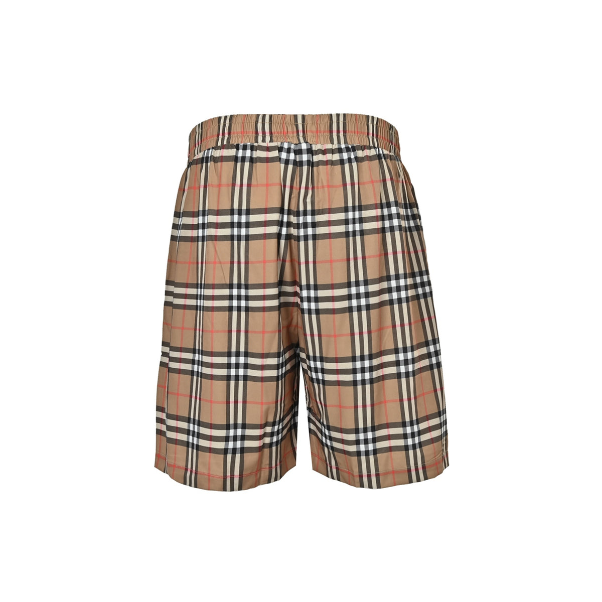 Burberry Check Beach Shorts - back view