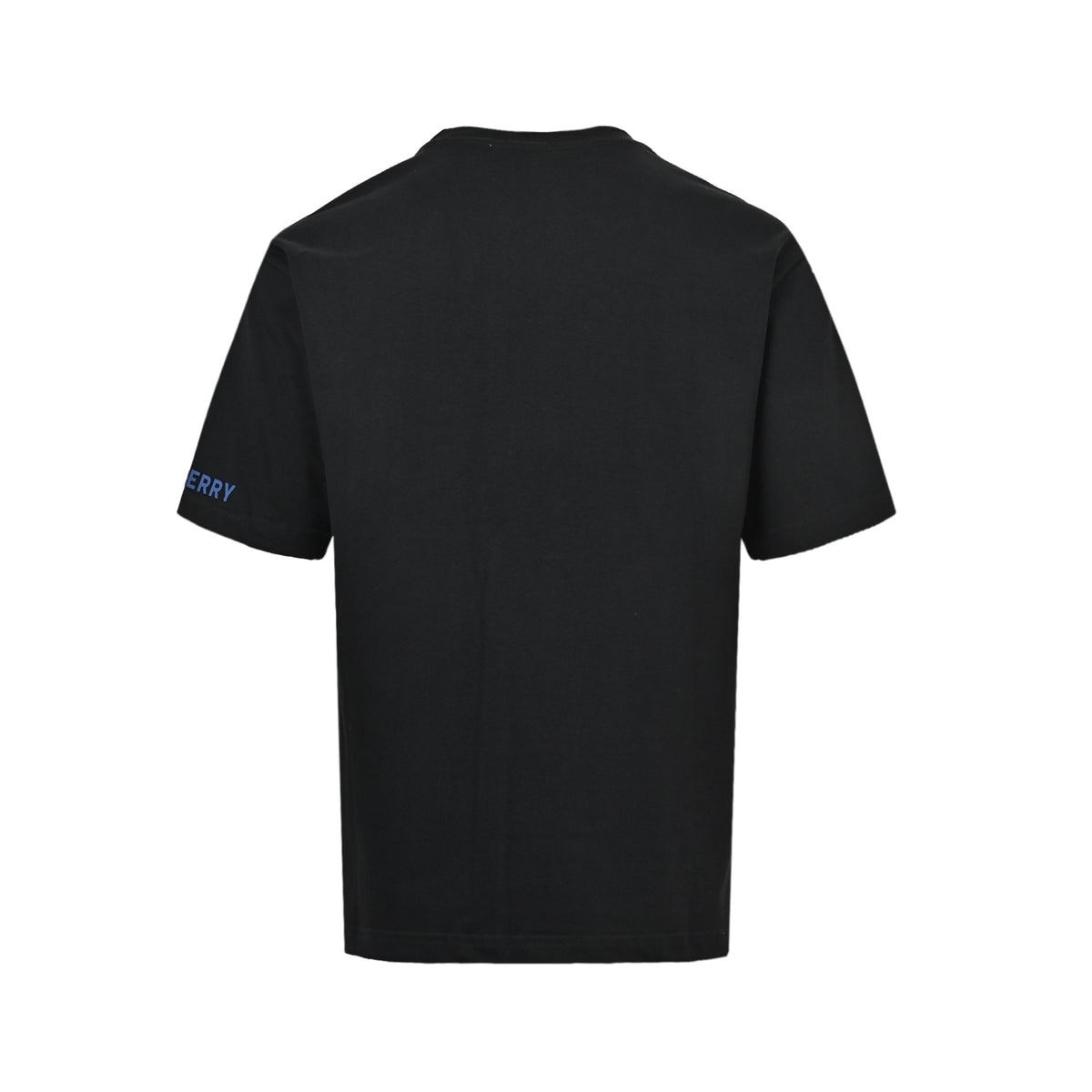 Burberry Blue Equestrian Logo T-Shirt - back view
