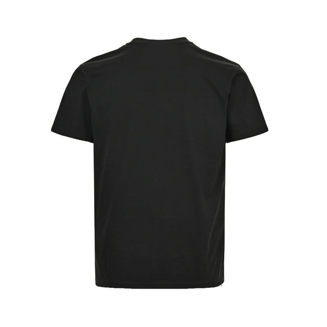 Burberry Blue Equestrian Logo T-Shirt - back view