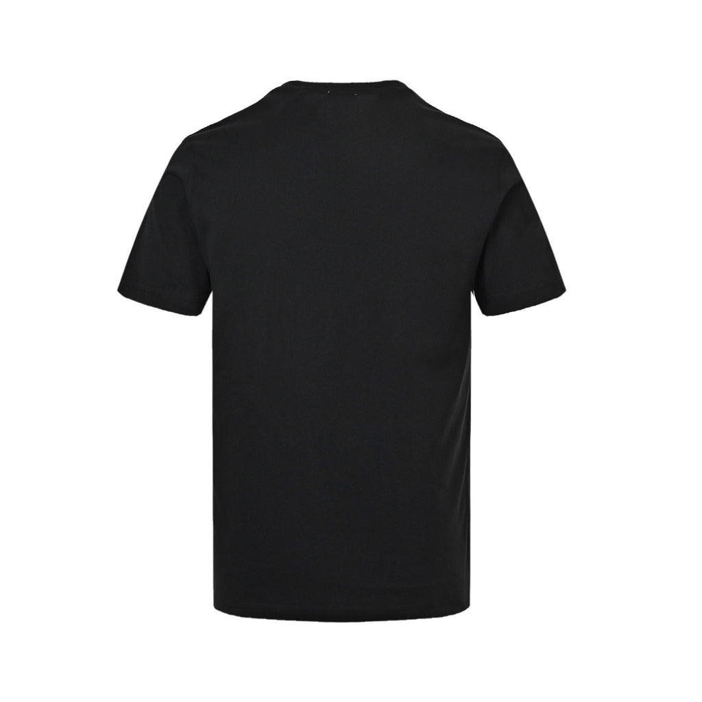 Burberry Check Equestrian Hem-Patch T-Shirt - back view