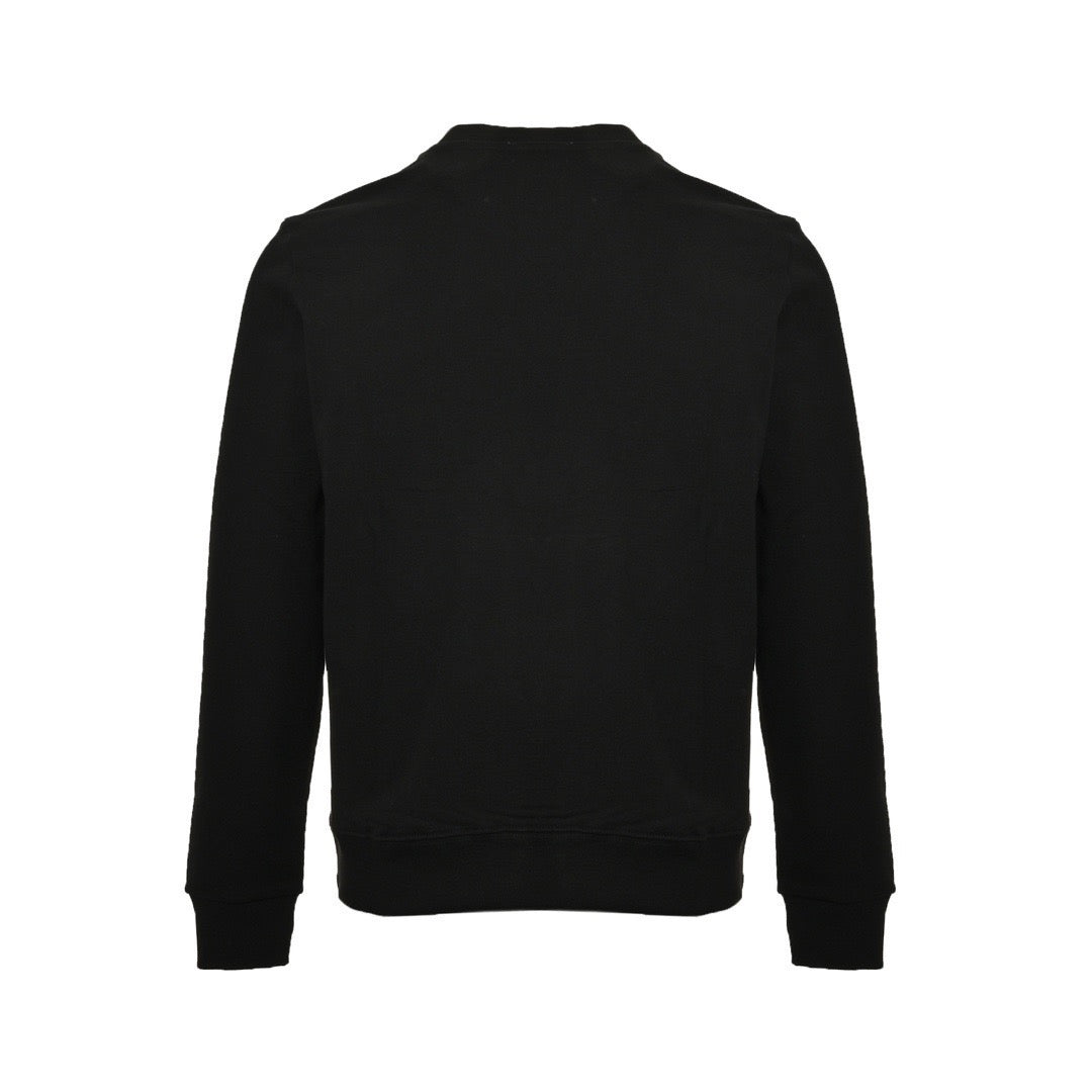 Burberry Blue Equestrian Logo Crewneck Sweatshirt - back view