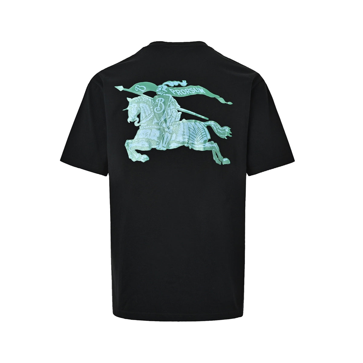 Burberry Back Equestrian Graphic T-Shirt - back view
