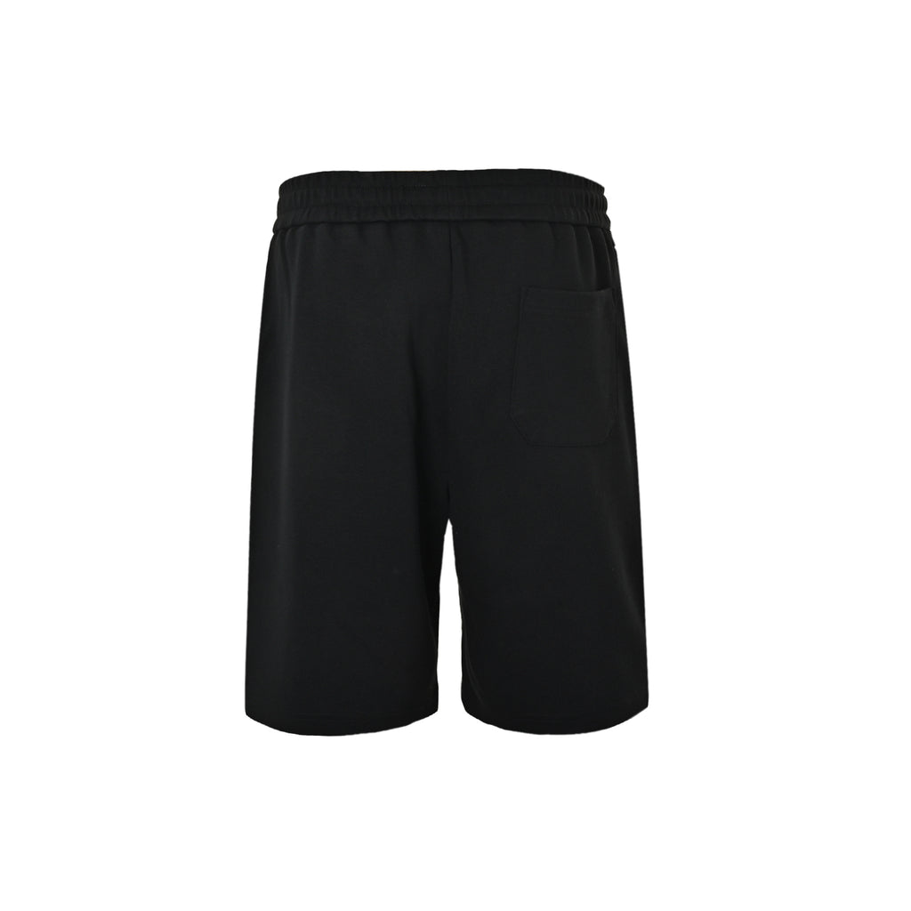 Burberry Check Equestrian Embroidered Shorts - back view