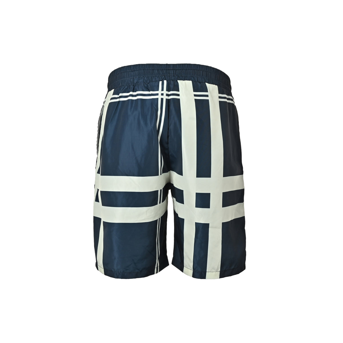 Burberry Check Equestrian Beach Shorts - back view